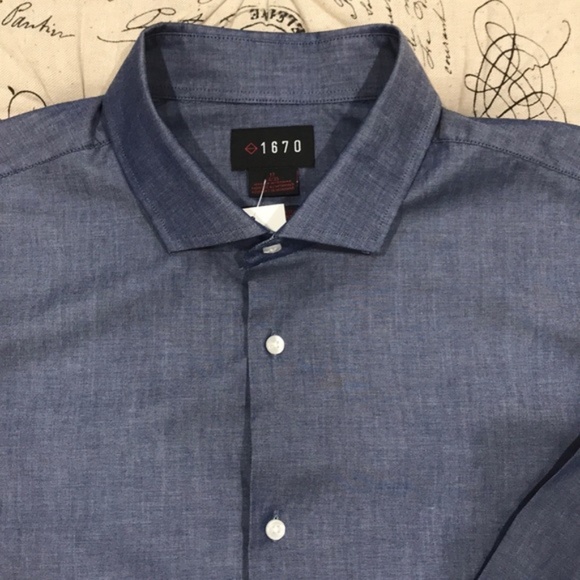 1670 Slim-Fit Dress Shirt - Picture 6 of 6